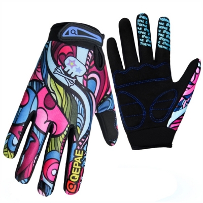 Sublimation Full Finger Cycling Gloves