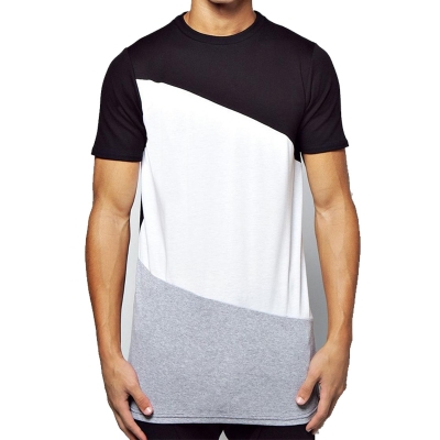 Longline Spliced T-Shirt