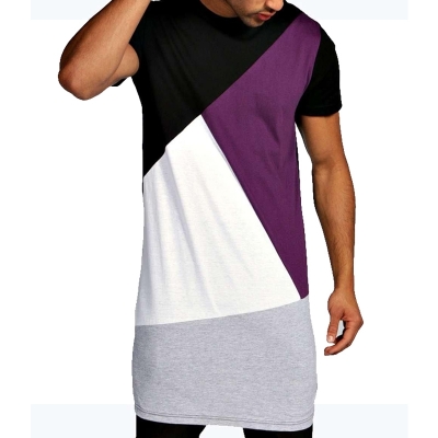 Longline Spliced T-Shirt